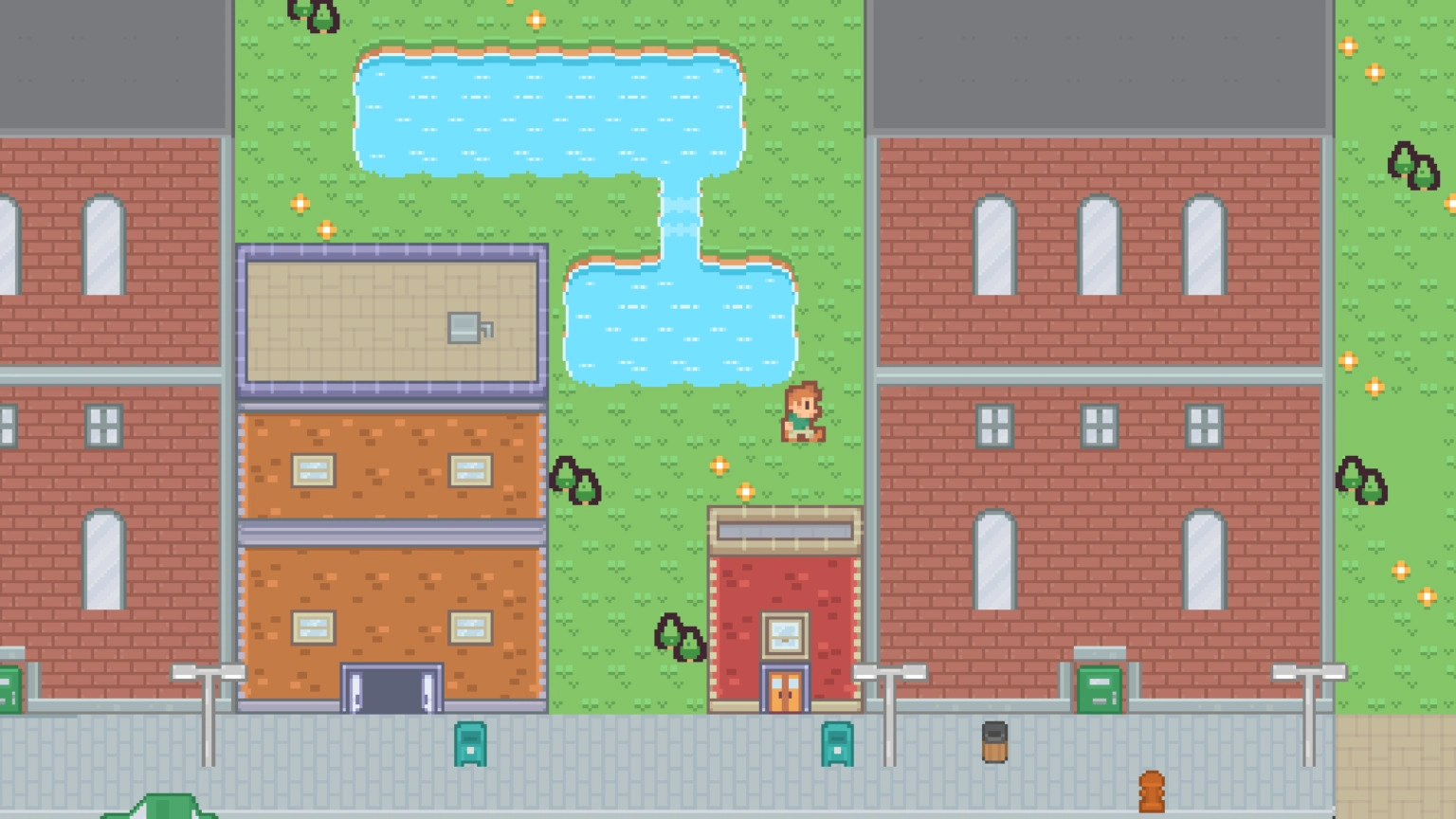 Real screenshot of the educational Unity prototype about IBM mainframes